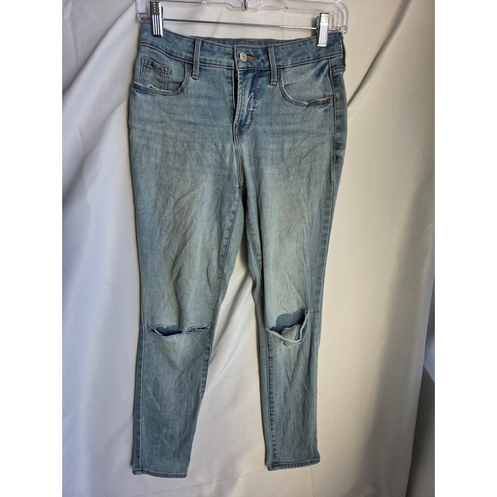 Old Navy Pop Icon Skinny Jeans Womens Blue Light Wash Skinny High Rise